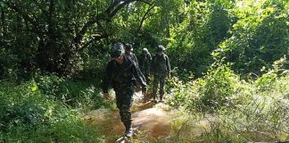 “กองพันทหารราบเชิงรุกที่ 1 ตรวจเข้มแนวชายแดนไทย – มาเลเซีย”