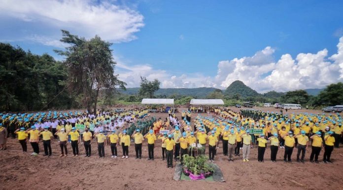 ปล่อยปลา ปลูกป่า 3 อย่าง ประโยชน์ 4 อย่าง พออยู่ พอกิน พอใช้ อนุรักษ์สิ่งแวดล้อมและระบบนิเวศ เฉลิมพระเกียรติ พระบาทสมเด็จพระเจ้าอยู่หัว