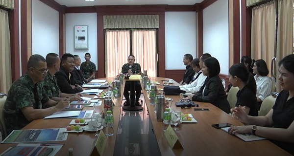 รองเลขานุการกองทัพบก ตรวจเยี่ยมศูนย์ประชาสัมพันธ์ กอ.รมน.ภาค 4 สน.