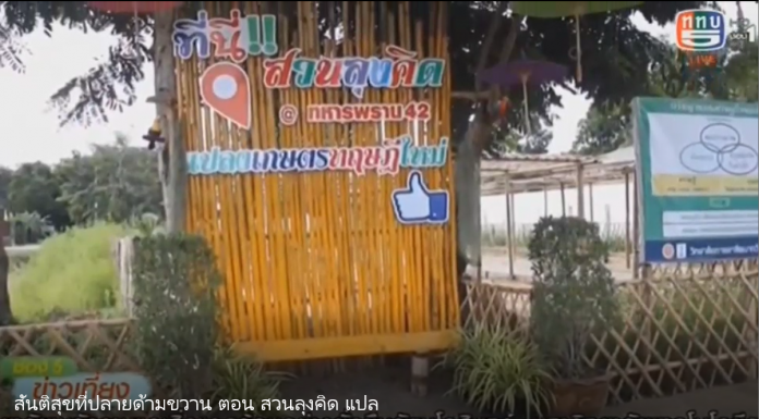 สันติสุขที่ปลายด้ามขวาน ตอน สวนลุงคิด แปลงเกษตรทฤษฎีใหม่ สู้โควิด -19