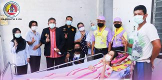 ศูนย์อำนวยการแพทย์จังหวัดชายแดนภาคใต้ มอบกายอุปกรณ์ให้แก่ผู้ป่วยติดเตียงในพื้นที่ อ.รือเสาะ จ.นราธิวาส