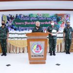 ฝ่ายกิจการพลเรือน ศูนย์ปฏิบัติการกองทัพบก มอบถุงยังชีพโครงการน้ำใจไทยสู่พี่น้องในพื้นที่จังหวัดชายแดนภาคใต้