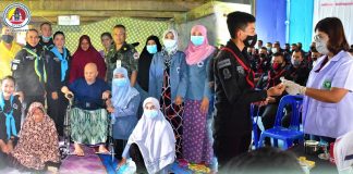 ศูนย์อำนวยการแพทย์จังหวัดชายแดนภาคใต้ มอบกายอุปกรณ์ เพื่อสร้างขวัญกำลังใจเสริมสร้างคุณภาพชีวิต แก่ประชาชนจังหวัดยะลา พร้อมให้บริการตรวจคัดกรองโรค covid-19 ให้แก่กำลังพล