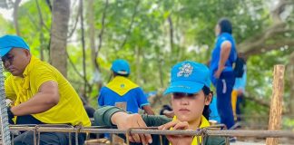 ทหารพราน 42 ร่วมกิจกรรมจิตอาสา ก่อสร้าง สถูปเจดีย์หลวงพ่อทวดหนอน