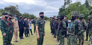 กำลังเทพสตรี คุมเข้ม โควิด19 พร้อมสกัดตัดเส้นทางยาเสพติด แนวชายแดนไทย-มาเลย์