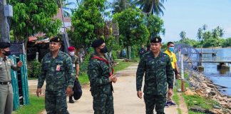 คุมเข้มลาดตระเวนทางน้ำแนวตะเข็บชายแดนตากใบ – มาเลเซีย ใช้มาตรการรัดกุม สกัดผู้ลักลอบข้ามแดนหวั่นโควิด-19 ระบาดรอบสอง