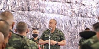 ผอ.รมน.ภาค 4 พบปะกำลังพล กอ.รมน.ภาค 4 ส่วนหน้า ย้ำ ยึดมั่นยุทธศาสตร์คนดี ตั้งใจปฏิบัติหน้าที่เพื่อพื้นที่ จชต.