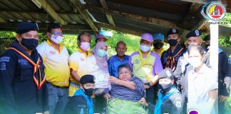 สร้างขวัญกำลังใจแด่ผู้ป่วยติดเตียง และผู้พิการในพื้นที่ตำบลกาหลง อำเภอศรีสาคร จังหวัดนราธิวาส