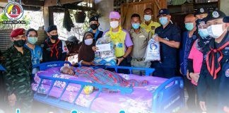 เยี่ยมเยียนให้กำลังใจผู้ป่วยติดเตียง พร้อมมอบเตียงให้แก่ผู้ป่วย