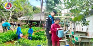 ทหารพราน เดินหน้าโครงการเศรษฐกิจพอเพียงในโรงเรียน เพื่อน้อง ๆ ในโรงเรียน อำเภอยะหา จังหวัดยะลา