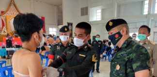 ตรวจเยี่ยมหน่วยตรวจเลือกทหารกองเกินเข้ากองประจำการ ปี 2564 ในพื้นที่ภาคใต้