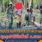 ศูนย์ปฏิบัติการอำเภอเบตง ออกปราบปรามการกระทำความผิด ว่าด้วยกฎหมายการบุกรุกป่าไม้ในพื้นที่