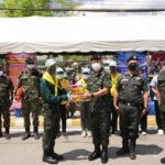 ตรวจเยี่ยมจุดตรวจร่วมป้องกันและลดอุบัติเหตุทางถนนช่วงเทศกาลสงกรานต์ ประจำปี 2564 อำเภอนาทวี จังหวัดสงขลา