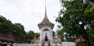 พระราชทานเพลิงศพทหารกล้า อส.ทพ.นพฤทธิ์ สุขสอน อย่างสมเกียรติ ยังภูมิลำเนา จังหวัดสุโขทัย