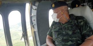 แม่ทัพภาคที่ 4 ลาดตระเวนทางอากาศ คุมเข้มแนวชายแดนฝั่งเมียนมาร์ ตรึงพื้นที่ ระนอง ชุมพร สกัดโควิดในทุกมิติ