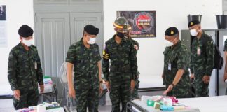 เตรียมความพร้อมของหน่วยฝึก ตามแนวทางพลทหารต้นแบบ ภายใต้มาตรการป้องกัน COVID-19 พื้นที่ปัตตานี