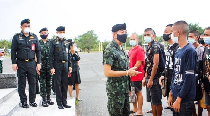 ต้อนรับน้องคนสุดท้องของกองทัพ ย้ำนโยบายกองทัพบก ดูแลทหารใหม่ ป้องกันโควิด-19