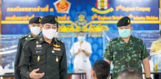 ตรวจเยี่ยมการฉีดวัคซีนป้องกัน Covid-19 ให้น้องคนเล็กของกองทัพบก