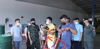 หน่วยเฉพาะกิจสงขลา ลงพื้นที่ตรวจเยี่ยมบริษัทม่านกู่หวาง ฟู๊ด จำกัด ติดตามมาตรการป้องกัน Covid – 19 ในการรับซื้อทุเรียนจากเกษตรกรในพื้นที่