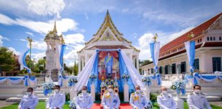 แม่ทัพภาคที่ 4 เป็นประธานพิธีถวายผ้าไตรกฐินพระราชทาน สืบสานวัฒนธรรมประเพณี ประจำปี 2564 วัดน้ำขาวนอก (ธ) อำเภอจะนะ จังหวัดสงขลา