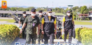 เสนาธิการทหารบก / เลขาธิการกองอำนวยการรักษาความมั่นคงภายในราชอาณาจักร และคณะ ลงใต้ติดตามการทำงานของ กอ.รมน.ภาค 4 สน. และกองกําลังป้องกันชายแดน