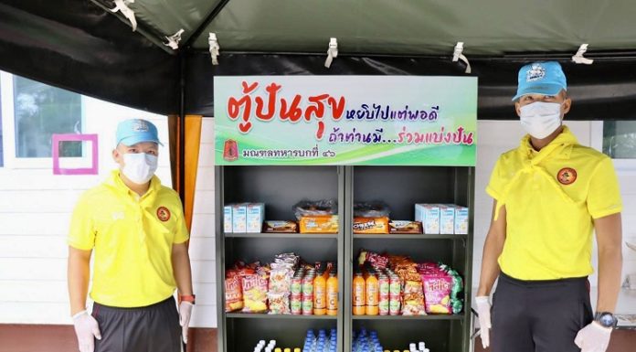 ตู้ปันสุข ส่งความสุขถึงผู้รับ ฝ่าวิกฤตโควิด-19