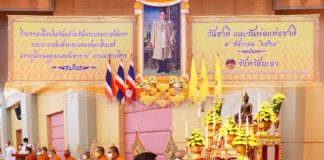 ผู้ว่าฯ จ.ยะลา พร้อมด้วยประชาชนร่วมจัดพิธีทำบุญตักบาตร ถวายเป็นพระราชกุศล เนื่องในวันคล้ายวันพระบรมราชสมภพ พระบาทสมเด็จพระบรมชนกาธิเบศร มหาภูมิพลอดุลยเดชมหาราช บรมนาถบพิตร วันชาติ และวันพ่อแห่งชาติ 5 ธันวาคม 2564