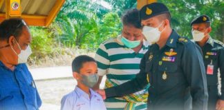 เยี่ยมเยียนทหารกองหนุน ตามโครงการ “ปันน้ำใจสู่บ้านทหารกองหนุน”