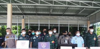 แถลงผลบูรณาการปฏิบัติร่วมกันจับกุมทลายเครือข่ายส่งยาเสพติดทางทะเล ผ่านประเทศที่ 3 รวบ 2 สามีภรรยา พร้อมกัญชาอัดแท่ง 1,680 กิโลกรัม มูลค่า 50 ล้านบาท อ.ตากใบ จ.นราธิวาส