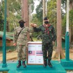 ตรวจเยี่ยมให้กำลังใจเจ้าหน้าที่ที่ปฏิบัติหน้าที่ตามแนวชายแดนไทย-มาเลเซีย