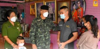 ผบ.ฉก.นราธิวาส พร้อมประธานสมาคมแม่บ้านทหารบก สาขากองพลทหารราบที่ 15 มอบความห่วงใย ให้กำลังใจกำลังพลผู้ได้รับบาดเจ็บ และครอบครัว จากเหตุการณ์ในพื้นที่อำเภอระแงะ จังหวัดนราธิวาส