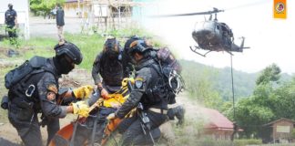 ตรวจเยี่ยมการซักซ้อมแผนเผชิญเหตุ เพิ่มความชำนาญ เสริมศักยภาพให้แก่เจ้าหน้าที่ในพื้นที่ อ.สุไหงปาดี จ.นราธิวาส