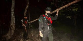 ทหารพรานเดินลาดตระเวนรักษาความปลอดภัย สร้างความเชื่อมั่นให้ประชาชนในพื้นที่