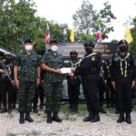 รอง ผอ.รมน.ภาค 4 สน. ตรวจเยี่ยมหน่วยเฉพาะกิจกรมทหารพรานที่ 30 มอบแนวทางการปฏิบัติงาน ในโอกาสสับเปลี่ยนกำลังในการปฏิบัติภารกิจในพื้นที่ จชต. ห้วงเดือนเมษายน 2565