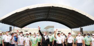 แม่ทัพภาคที่ 4 เปิดโครงการรณรงค์สร้างกระแสการออกกำลังกายและกีฬาเดิน – วิ่งทั้งเมืองช่วยเรื่องกีฬานราธิวาส ประจำปี 2565