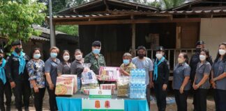 “ฉก.ปัตตานี ห่วงใยประชาชน” มอบสิ่งของอุปโภคบริโภคช่วยเหลือผู้ยากไร้และผู้ป่วยติดเตียงในพื้นที่จังหวัดปัตตานี