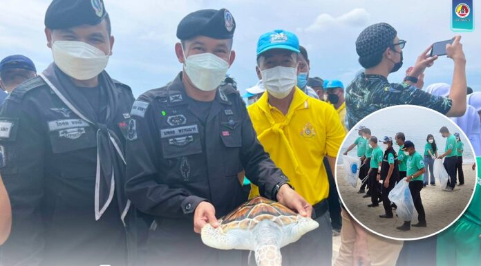 ทหารพราน 42 ร่วมกิจกรรมวันทะเลโลก (World Oceans Day 2022) “รวมพลังฟื้นฟู กอบกู้ มหาสมุทร” 8 มิถุนายน 2565