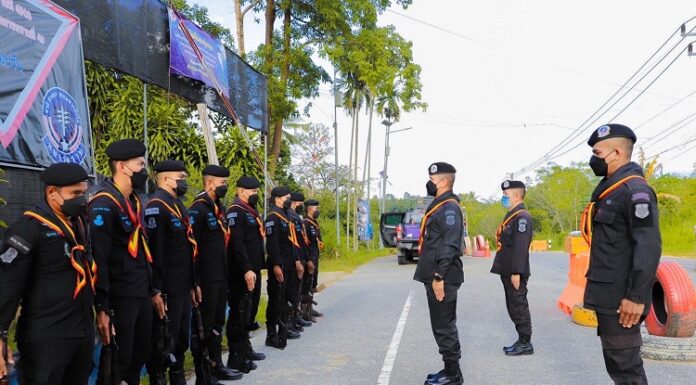 ตรวจเยี่ยมพบปะกำลังพลตามจุดตรวจ ด่านตรวจ ในพื้นที่ จ.นราธิวาส