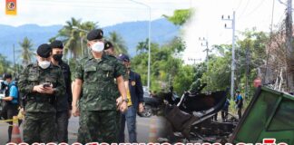 รอง.ผอ.รมน.ภาค 4 สน. รุดตรวจสอบเหตุลอบวางระเบิด ชคต.นาเตย โกตาบารู และเหตุระเบิดรถขนขยะ อบต.ลางา แม่ทัพภาคที่ 4 ย้ำจะเร่งดำเนินคดีต่อผู้ก่อเหตุโดยเร็ว