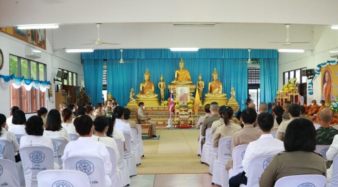 หน่วยเฉพาะกิจยะลา ร่วมพิธีเจริญพระพุทธมนต์ถวายเป็นพระราชกุศลและถวายพระพรแด่สมเด็จพระอริยวงศาคตญาณ สมเด็จพระสังฆราช สกลมหาสังฆปรินายก เนื่องในมงคลสมัยคล้ายวันประสูติ ทรงเจริญพระชนมายุ 95 พรรษา จัดพร้อมเพียงกันทั่วทั้งประเทศ