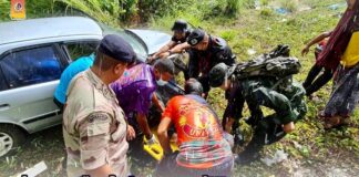 เพราะทุกชีวิตมีค่า!! เข้าให้การช่วยเหลือผู้ประสบอุบัติเหตุทางถนน ในพื้นที่ ต.ปะแต อ.ยะหา จ.ยะลา