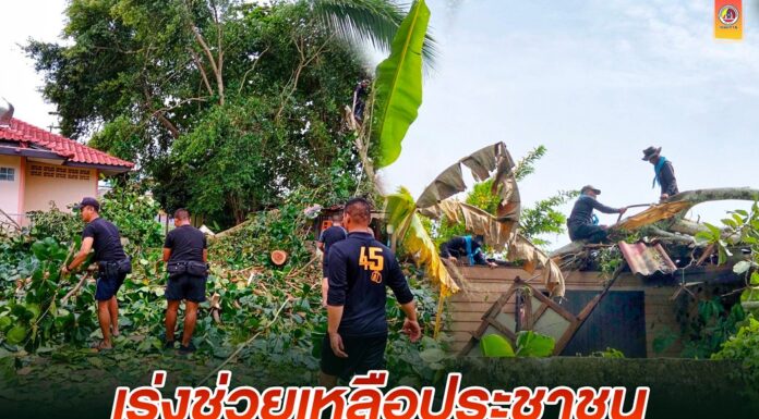 เร่งช่วยเหลือประชาชนที่ได้รับผลกระทบจากเหตุฝนฟ้าคะนอง ทำให้บ้านเรือนประชาชนเสียหายจำนวนหลายหลังในพื้นที่ อ.ระแงะ จ.นราธิวาส