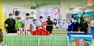 หน่วยเฉพาะกิจสงขลา 40 เยี่ยมพบปะคณะแพทย์ พยาบาล และเจ้าหน้าที่โรงพยาบาลเทพา พร้อมขอบคุณที่ดูแลผู้บาดเจ็บจากเหตุการณ์เฮลิคอปเตอร์ลงจอดฉุกเฉิน