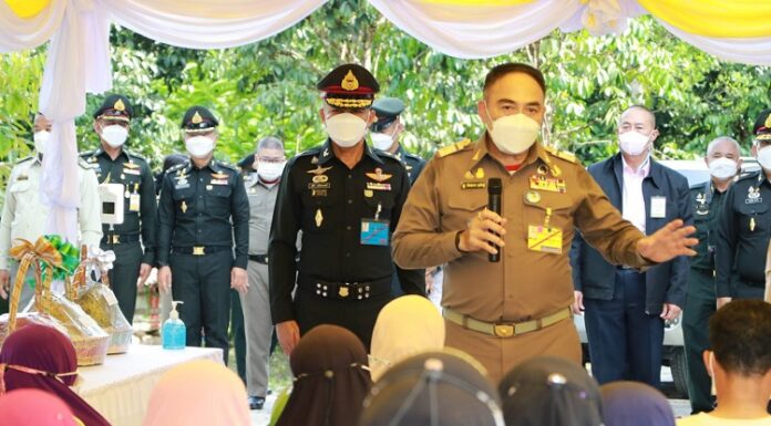 องคมนตรี ลงพื้นที่ติดตามและขับเคลื่อนโครงการอันเนื่องมาจากพระราชดำริ พื้นที่จังหวัดนราธิวาส