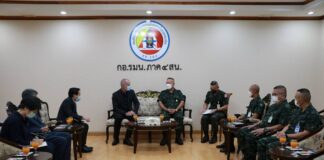 (ICRC) เข้าพบแม่ทัพน้อยที่ 4 แนะนำคณะทำงานพร้อมพูดคุยแลกเปลี่ยนความร่วมมือการทำงานด้านมนุษยธรรม เพื่อประชาชน