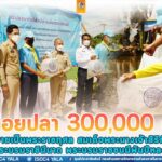 จังหวัดยะลา ปล่อยปลา 300,000 ตัว ถวายเป็นพระราชกุศล สมเด็จพระนางเจ้าสิริกิติ์ พระบรมราชินีนาถ พระบรมราชชนนีพันปีหลวง