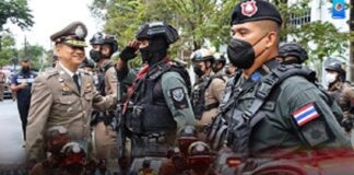 ปล่อยแถวระดมกำลังกวาดล้างอาชญากรรม ก่อนการเสด็จฯ พระบาทสมเด็จพระเจ้าอยู่หัว และสมเด็จพระนางเจ้าฯ พระบรมราชิน