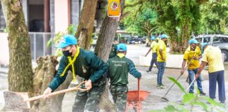 จิตอาสา พัฒนาความสะอาด เพื่อทำนุบำรุงศาสนสถาน ในพื้นที่ จชต.