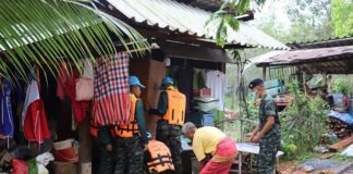 น้ำท่วมพัดท่อประปาเสียหาย เร่งซ่อมแซมลดผลกระทบประชาชนในพื้นที่