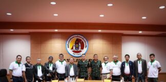 คณะสภาเครือข่ายปัญญาชนจังหวัดชายแดนภาคใต้ INC เข้าพบปะหารือ มทภ.4 เสนอแนะแนวทางสร้างบรรยากาศการพูดคุยเพื่อสันติสุข ขานรับนโยบายการแก้ไขปัญหายาเสพติดในพื้นที่